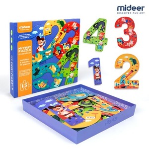 [MIDEER] 미디어 첫 퍼즐놀이 숫자 15PCS